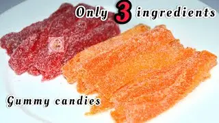 Gummy candy | Jujubes Recipe | Jello Candy | Chachis guide