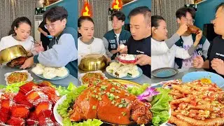 自私老公抢鸡蛋吃，我和儿子亮出大肘子，把他当场馋哭！【香香和霍霍】