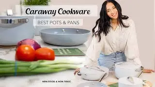 Unboxing My Favorite Pots and Pans| Non-Toxic - Eco Friendly CARAWAY HOME Cookware HONEST REVIEW