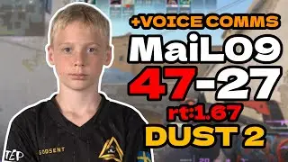 🔥MaiL09 (47-27) rt: 1.67 + ГОЛОСОВАЯ КОММУНИКАЦИЯ (dust2) | РЕЙТИНГ FACEIT ЕС | 20 августа 2025 г...
