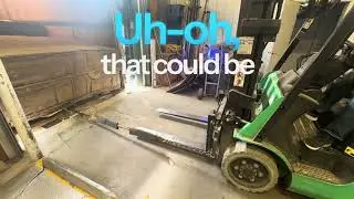 Sometimes you have to get creative to get the job done 😂 #infiniteabilities #forkliftoperator 