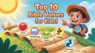Top 10 Bible Values Every Kid Should Know! 💖 A Fun Faith Adventure for Kids | bible stories for kids