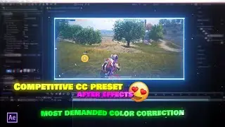 Competitive Cc Preset ✨| After Effects Tutorial