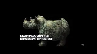 Ritual vessel in the shape of a rhinoceros