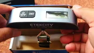 ETEKCITY Digital Luggage Scale EL11 Unboxing and First Impression