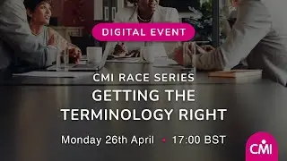 CMI Race: Getting the Terminology Right