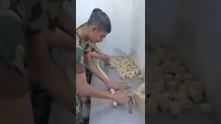 army Agniveer  tredman cook work #cooking #viralvideo #armystatus #assamrifles