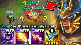 My team thought I was trolling with AP Jarvan... but then I carried them (FLAG OF DEATH)