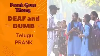 DEAF And DUMB in Telugu on Tirupati public /Prank Gone Wrong
