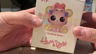 Designer Con 2020 part 1 blind boxes unboxing, Rato Kim boxcat Amabie exclusive for My plastic heart