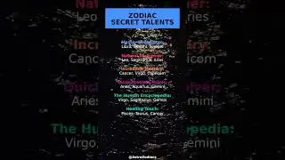 Hidden Talents of Every Zodiac Sign