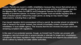 Animal Care Provider Certification Study Notes Two
