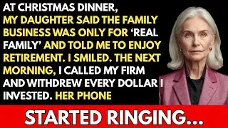 At Christmas, My Daughter Said I Wasn’t ‘Real Family’ Enough — I’m Her Biggest Investor.