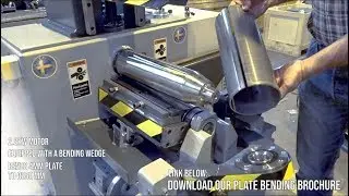 2 Roll Plate Bending machine w. Bending Wedge - Greenheck Fan [PB2W-4-1] -  Sheet Metal Shaping