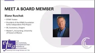 EFWA Meet A Member | Blane Rushak
