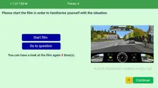 Video Question 20, Driving License Germany, Class B, Theory Exam, Practical Licence Test, English