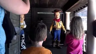 Watching Jessie and Woody make their appearance