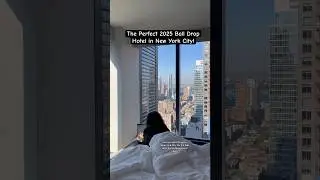 The Perfect 2025 Ball Drop Hotel in New York City! 🏨 🪩 #timessquare #newyorkcity #hotels #shorts