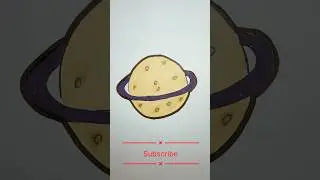 Fun &bull; Simple &bull; Creative |Planet Cookie with a Ring 🍪🪐 | Easy & Fun Drawing for Kids!