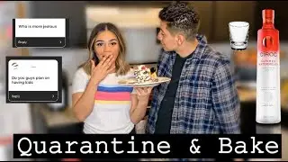 QUARANTINE & BAKE| GETTING DRUNK/ Q&A |