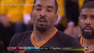 JR Smith Full Highlights 2017 Finals Game 5 @ Warriors - 25 Pts, 2 Blks, 7-8 3PM