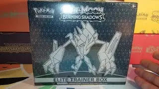 Opening a Burning Shadows Elite Trainer Box EARLY! :D