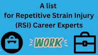 Repetative Strain Injury Career Experts