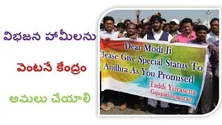 Taddi Yuvasena in Rally for AP Special Status at Gajapathinagaram