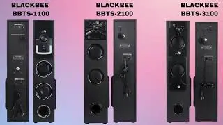 BLACKBEE Home Theater and Tower Speaker Collection.