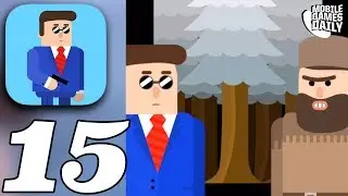 MR BULLET - Gameplay Walkthrough Part 15 - SNOW FOREST (iOS Android)