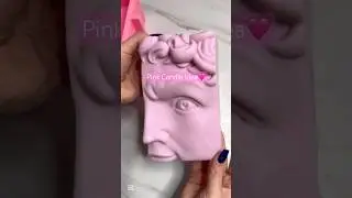 Making Pink Candle | ASMR 🩷#candle #candles #candlemaking #diy #candlebusiness #shorts #eco #pink