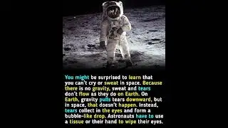 Life Without Gravity: Tears That Won&rsquo;t Fall #space #gk