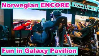 Norwegian Encore Inaugural Transatlantic Cruise | Gelato & Galaxy Pavilion