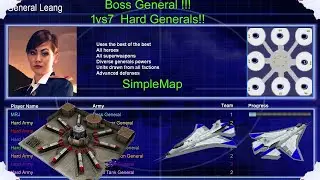 Boss General 1 vs 7 Hard Generals. (SimpleMap)