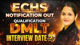 ECHS DMLT Recruitment 2026 Out! 🔥 Kab hai Interview? Jaldi Dekhen!