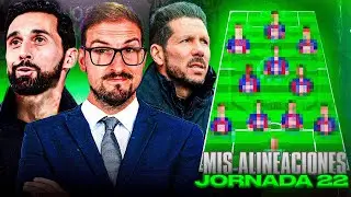 MIS ALINEACIONES PROBABLES Y PRONÓSTICOS PARA LA JORNADA 22 CON TODA LA ÚLTIMA HORA | Carrasco