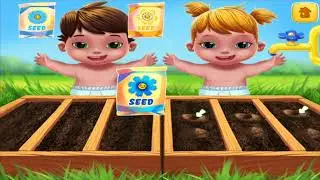 Baby Twins (Terrible Two) Outdoor Play Game Play Dress Up