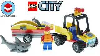 Lego City 60286 Спасательный квадроцикл на пляже - Обзор сборки Lego Speed