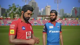 KXIP vs DC IPL 2020 (Cricket 19 Game play)