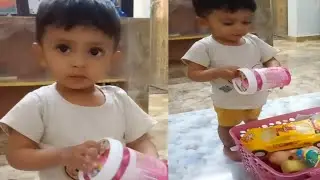 | SAM Playing With So Many Toys...🥰 |
