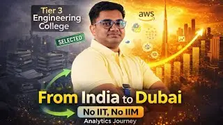 No IIT, No IIM: Still Made It to Analytics in UAE | India to Dubai 🇦🇪