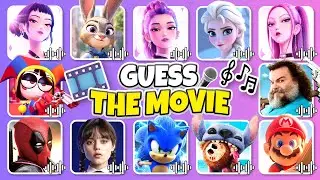 Угадай фильм по песне! 🎶 Зверополис 2, Уэнсдей, K-pop Охотники на демонов, Холодное сердце, Майнк...