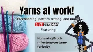 Freehanding Humming Brook milestone costume for baby | part 4 (coat + sword)
