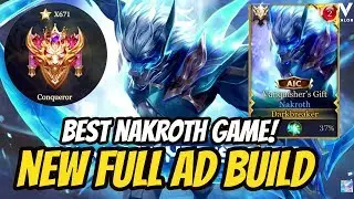 BEST NAKROTH GAMEPLAY (NEW AIC SKIN + FULL AD BUILD) 😲 | AoV | 傳說對決 | RoV | Liên Quân Mobile | 펜타스톰