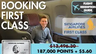 How to fly First Class for cheap (2024) Singapore Airlines Redemption Guide