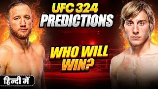 UFC 324 Predictions: Will Paddy Pimblett beat JUSTIN GAETHJE? Fight Predictions & Analysis in हिंदी 