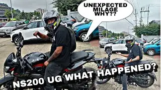 BAJAJ PULSAR  NS 200 UG MILEAGE TEST GONE WRONG 😡|| WHY BAJAJ MILEAGE CLAM ONLY THIS? @BADDies23