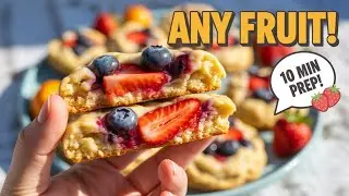 Easy Homemade Fruit Cookies 🍪 Quick Recipe You Can Make with ANY Fresh or Dried Fruit!