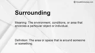 Surrounding Meaning