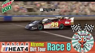 Xtreme Dirt Series Race 8 at Taggert | NASCAR Heat 4 Dirt Track Gameplay
